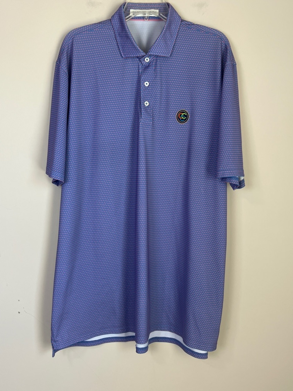 Holderness & Bourne Men's Performance Golf Polo Jet Print Tailored Fit XXL
